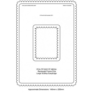 (PCA-TP102217)FINE Mega Rectangle Outside Large Scallop EasyEdge