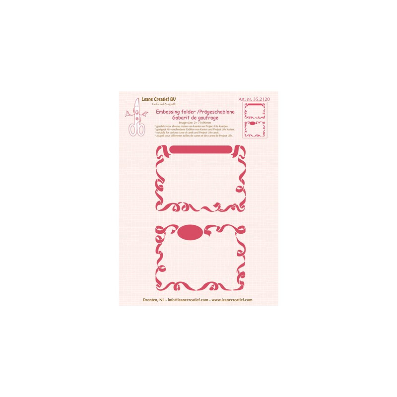 (35.2120)Border embossing 2 x Little Frames