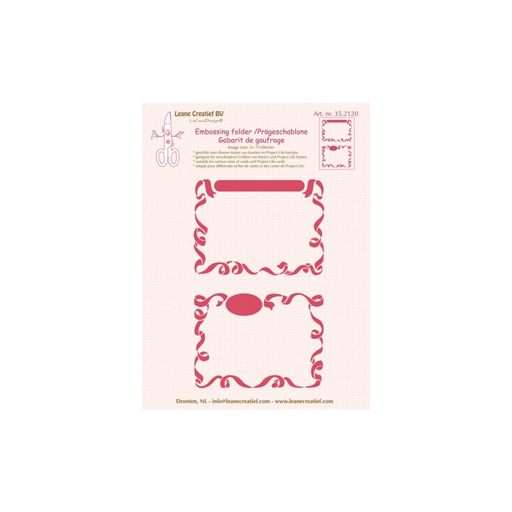 (35.2120)Border embossing 2 x Little Frames