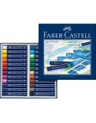 (FC-127024)Faber Castell Oil pastel crayons STUDIO QUALITY 24P.