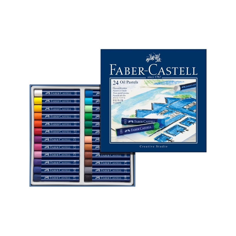 (FC-127024)Faber Castell Pastel à l'huile STUDIO QUALITY 24P