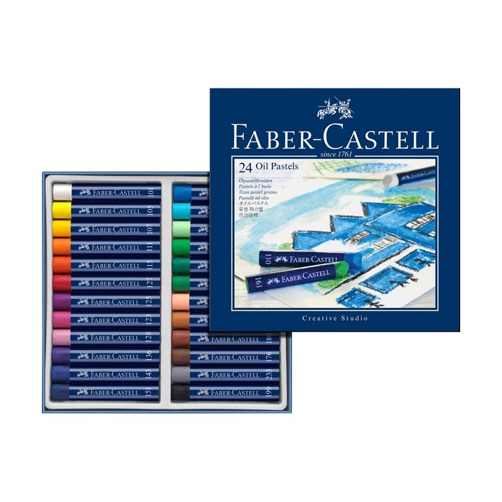(FC-127024)Faber Castell Ölpastellkreide STUDIO QUALITY 24er Etu