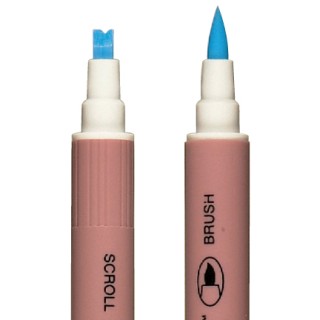 (TC-5100)Zig Emboss Scroll & Brush
