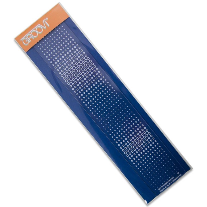 (GRO-PA-40156-09)Groovi Border Plate Half Tone