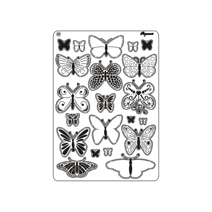 Pergamano Multi grid 31, vlinders 2 (31440)