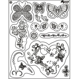 Pergamano Tampons clear butterfly kisses (41921)