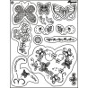 Pergamano Clear stamps butterfly kisses (41921)