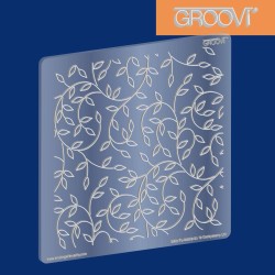 (GRO-FL-40008-03)Groovi Plate A5 Sprig Background
