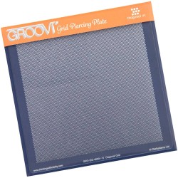 (GRO-GG-40201-12)Groovi Grid Piercing Plate Diagonal