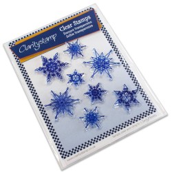 (STA-CH-10073-A5)Claritystamp clear stamp Snowflakes