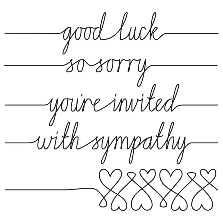 (STA-WO-10228-A5)Claritystamp clear stamp Line Sentiments 3