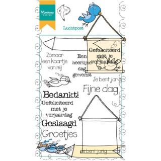 (HT1603)Clear Stamp Hetty's - Luchtpost