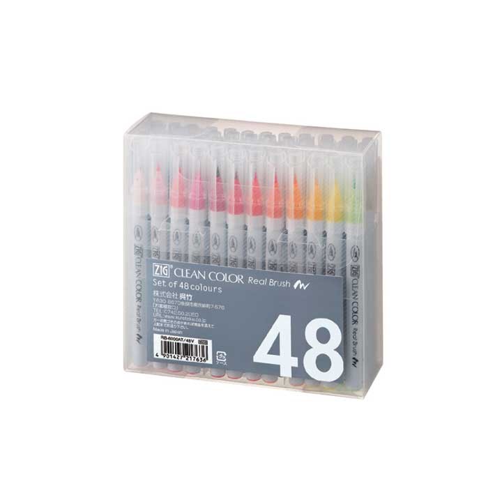 (RB-6000AT/ 48V)Zig Set Real Brush 48pcs