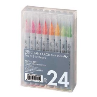 (RB-6000AT/ 24V)Zig Set Real Brush 24pcs