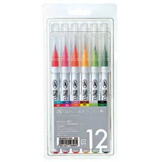 (RB-6000AT/ 12V)Zig Set Real Brush 12pcs