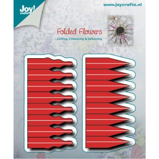 (6002/0507)Cutting & Embossing stencil Folded Flowers