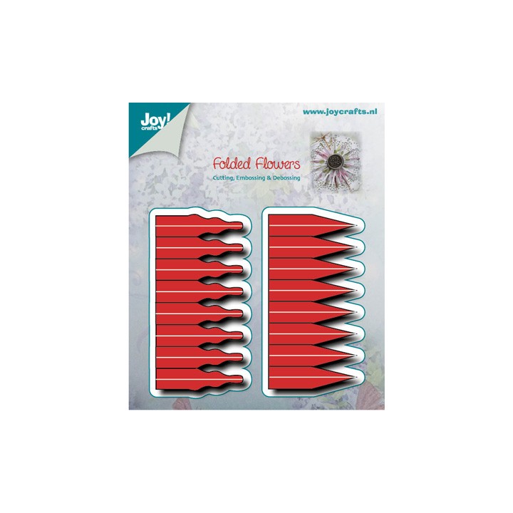 (6002/0507)Cutting & Embossing stencil Folded Flowers