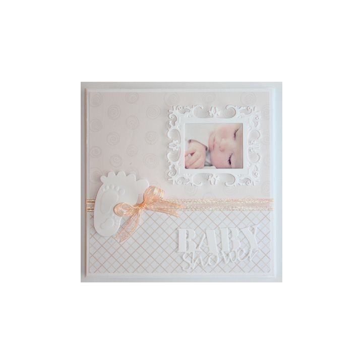 (6002/0499)Cutting & Embossing stencil Baby Shower