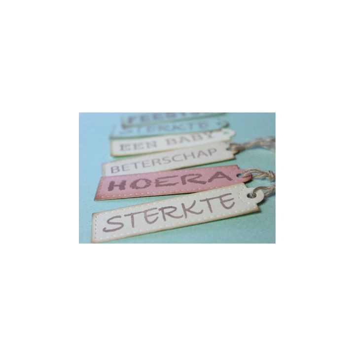 (6410/0401)Clear stamp Mery's Texte NL