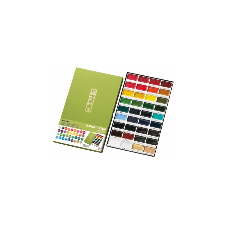 (MC20/36V )ZIG Gansai Tambi Set 36 colours
