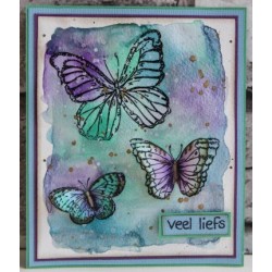 (STAMPSL135)Clear Stamps Butterfly nr.135