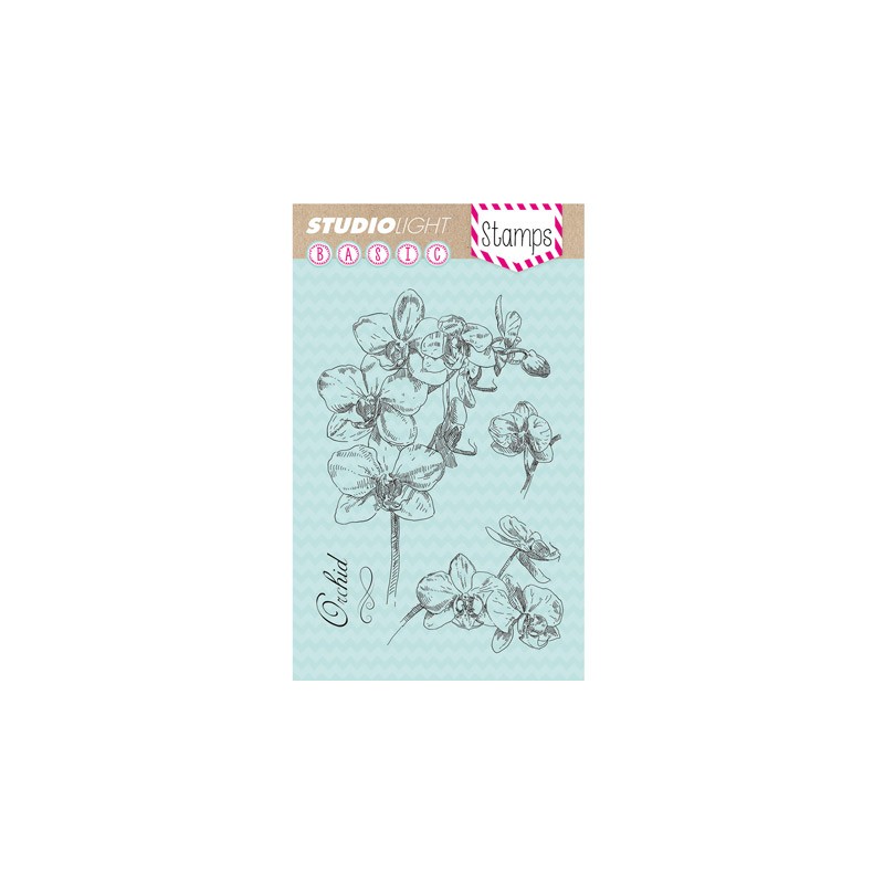 (STAMPSL132)Clear Stamps Orchid nr.132