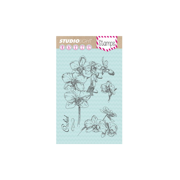(STAMPSL132)Clear Stamps Orchid nr.132