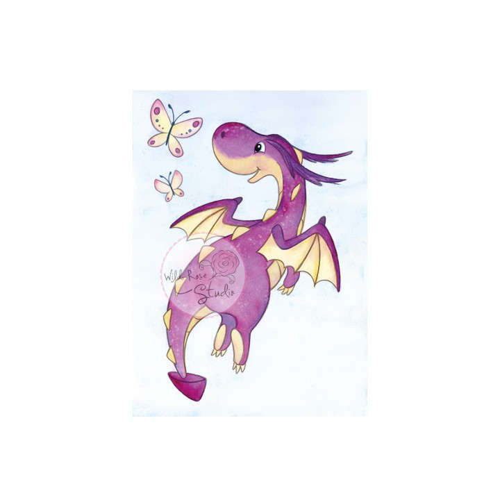 (CL487)stamp A7 set Dragon Flying