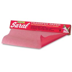 (SAR29034)Transfer Paper Red rol 0,3x3,7m