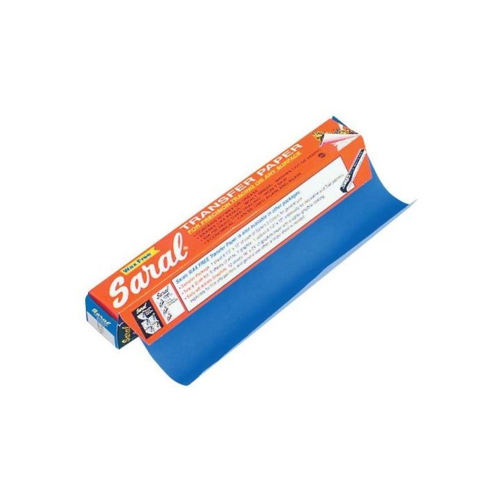 (SAR29035)Transfer Paper Blue rol 0,3x3,7m