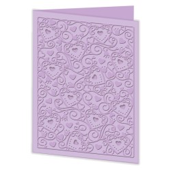 (XCU503806)Xpress embossing folder 110 x 150mm Floral Pattern