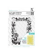 (XCU503804)Xpress embossing folder 110 x 150mm Floral Frame