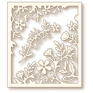 (SD0066)Wild Rose Studio`s Specialty die - Flower frame