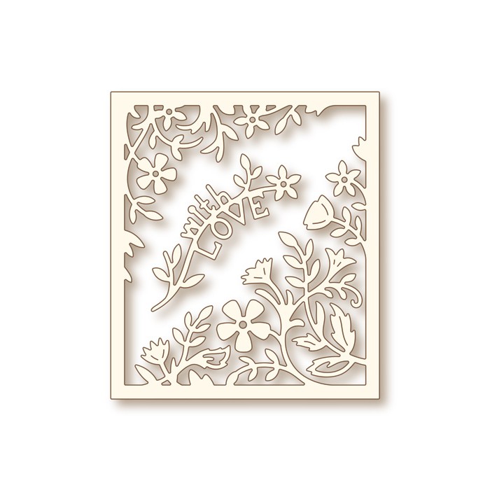 (SD0066)Wild Rose Studio`s Specialty die - Flower frame