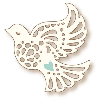 (SD0069)Wild Rose Studio`s Specialty die - Dove