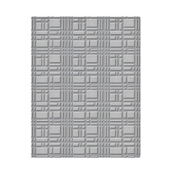 (SES-003)Spellbinders Embossing Folder - Grid