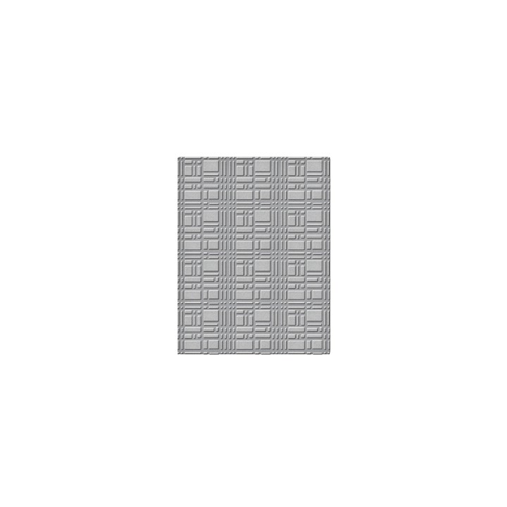 (SES-003)Spellbinders Embossing Folder - Grid
