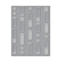 (SES-005)Spellbinders Embossing Folder - Curtain Beads