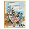 (SDS-020)Spellbinders Stamp/Die Set - Flower Bouquet