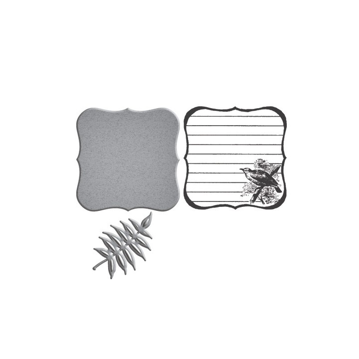 (SDS-023)Spellbinders Stamp/Die Set - A Birdie Told Me