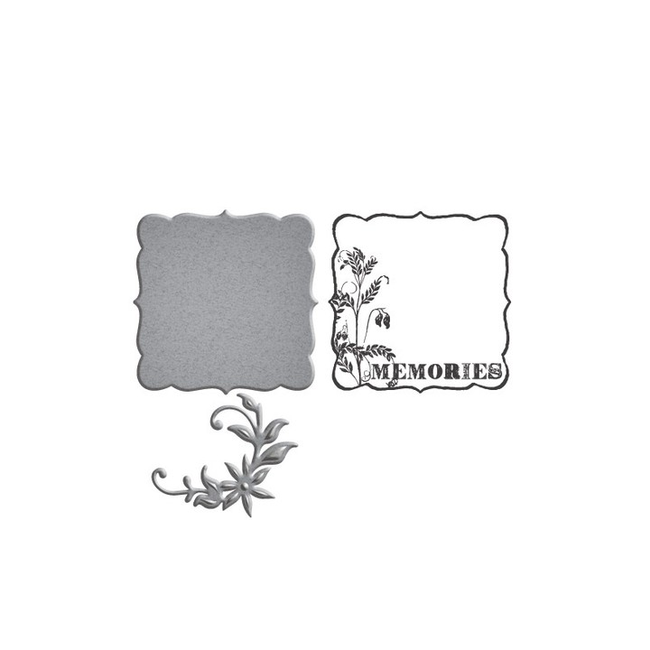 (SDS-024)Spellbinders Stamp/Die Set - Memories