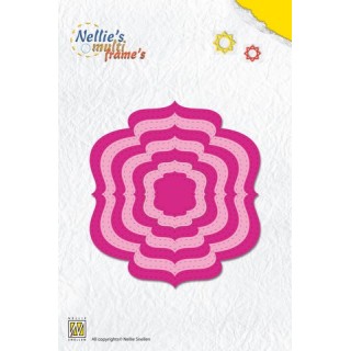 (MFD084)Nellies Choice Multi Frame Die - dotted ornamental 2