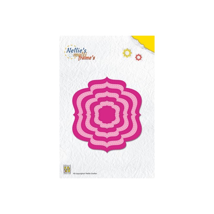 (MFD084)Nellies Choice Multi Frame Die - dotted ornamental 2