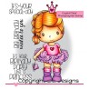 (SW1194)C.C. Designs Stamp clear Swiss Pixie Birthday Princess