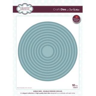 (CED5513)Craft Dies - Double Pierced Circles