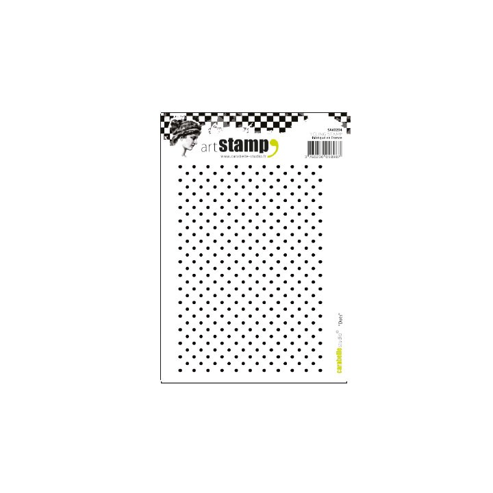 (SA60204)Carabelle cling stamp A6 dots
