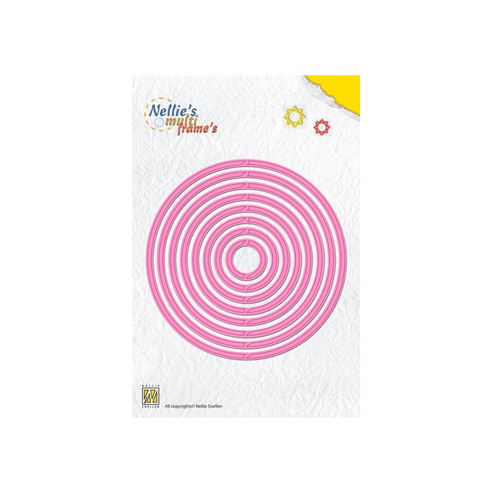 (MFD090)Nellie`s Choice Multi Frame Dies revolving round
