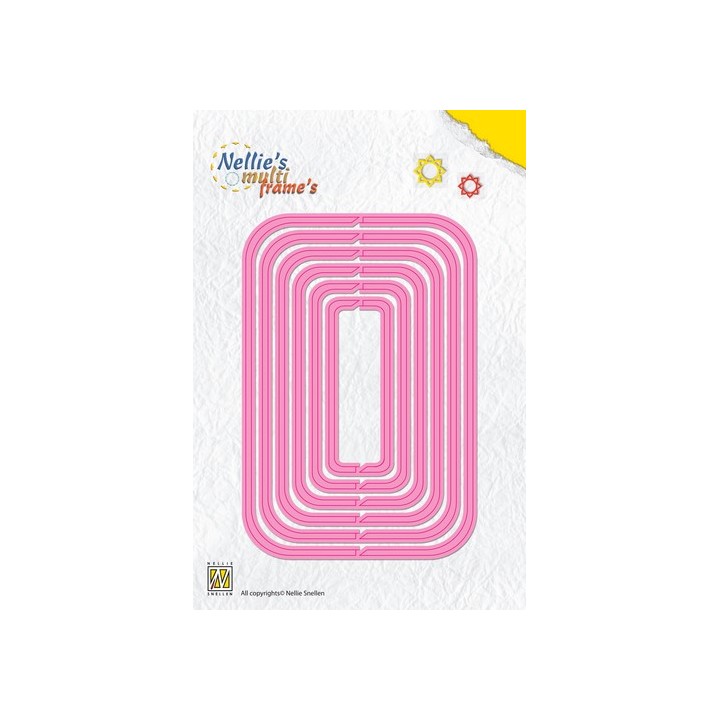 (MFD092)Nellie`s Choice Multi Frame Dies revolving rectangle