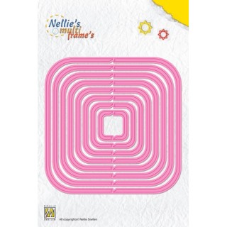 (MFD093)Nellie`s Choice Multi Frame Dies revolving square