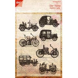 (6410/0386)Clear stamp Retro Cars